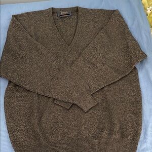 Pringle Men's Heather grey Lamwool/Cashmere Sweater